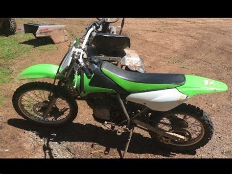 My new kawasaki klx125 Dirt bike - YouTube