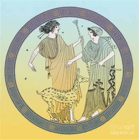 Apollo And Artemis Photograph by Photo Researchers