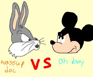 Bugs Bunny VS Mickey Mouse - Drawception