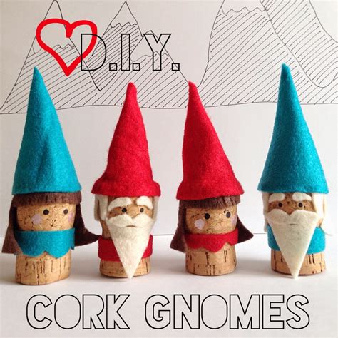 WhiMSy love: DIY: Cork Gnomes | Cork crafts diy, Wine cork diy crafts ...