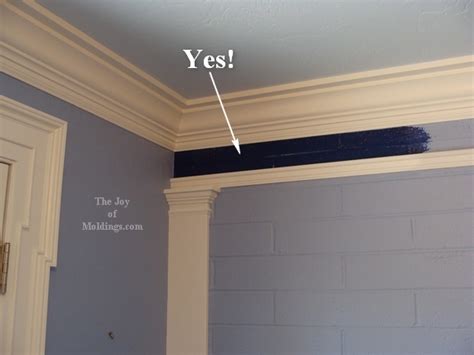 crown-molding-blue-white-paint-color - The Joy of Moldings