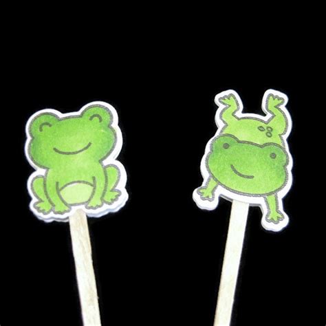 Frog Cupcakes - Etsy