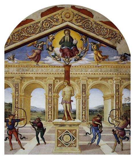 Martyrdom of St. Sebastian - Pietro Perugino - WikiArt.org - encyclopedia of visual arts