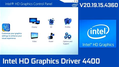 Download & Install Intel(R) HD Old Standard Driver 4400 - YouTube