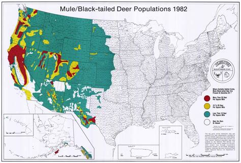 Mule Deer Population Map | Images and Photos finder