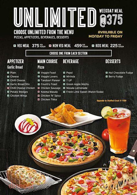 Menu of Pizza Hut, Kothrud, Pune | Dineout discovery