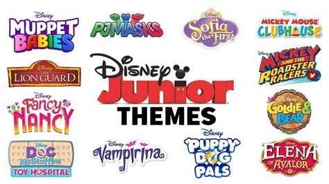 Theme Songs! Compilation | @disneyjr - YouTube