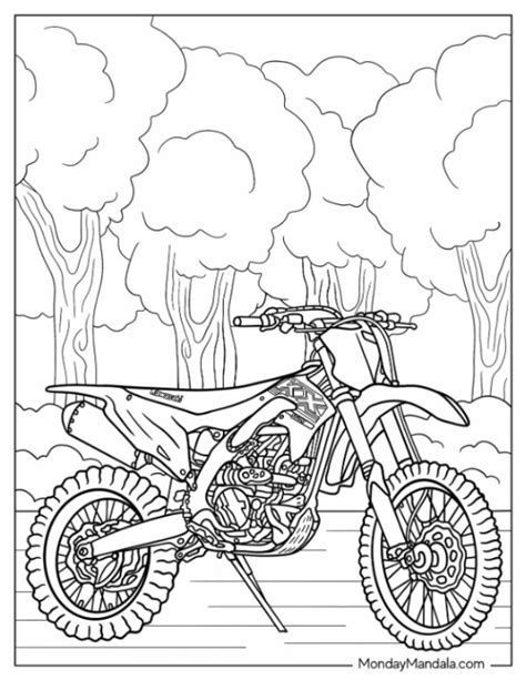 20 Dirt Bike Coloring Pages (Free PDF Printables)