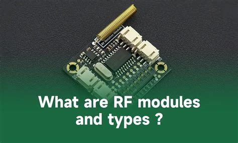 RF module in wireless communication : functionality, classification, and global manufacturers ...