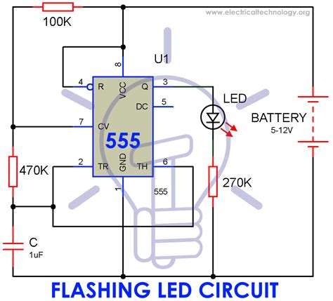 12 Volt Led Flasher Circuit Diagram