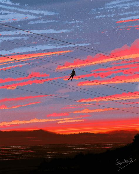 ArtStation - Anime Styled Sunset #4