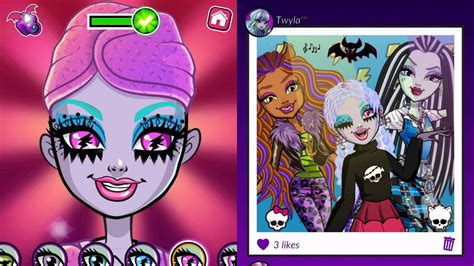 Monster High Beauty Shop - fashionista Monster makeover - Play Makeup ...