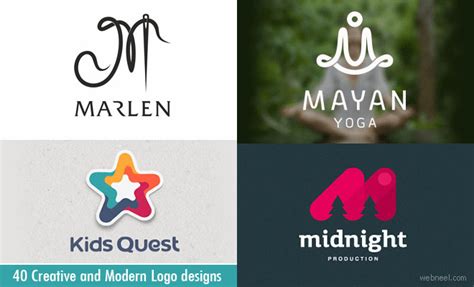 40 Modern and Creative Logo Design examples for your inspiration