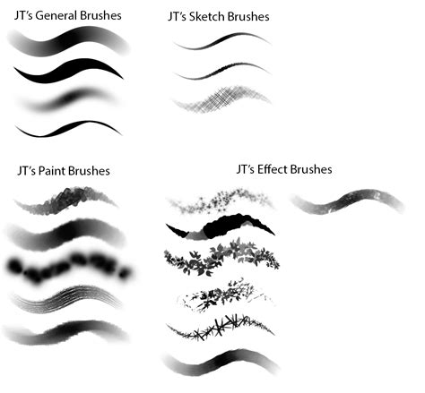 My Photoshop Custom Brush Pack by ArtisticJ55 on DeviantArt