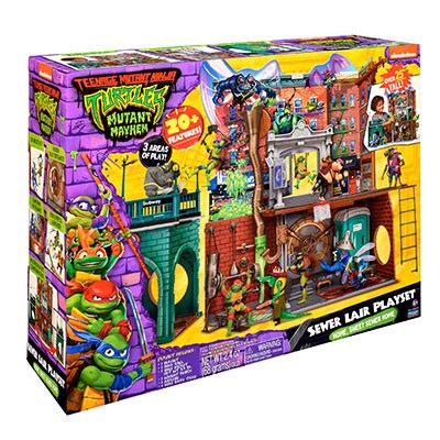 TMNT Movie Sewer Lair Playset | TMNT Mutant Mayhem | Prima Toys