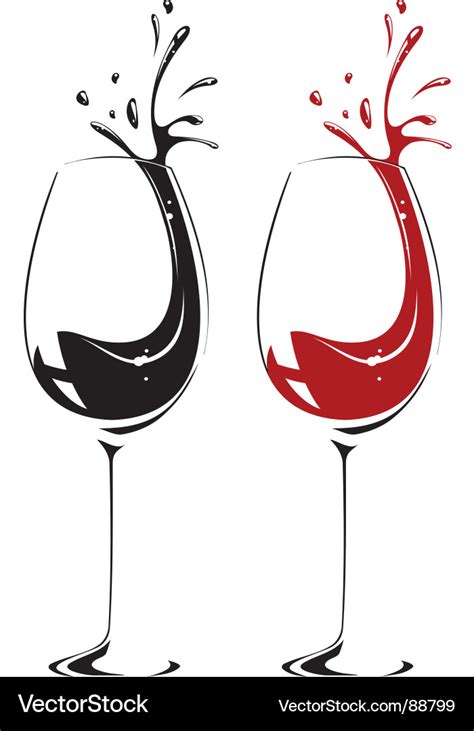 Wine glass Royalty Free Vector Image - VectorStock