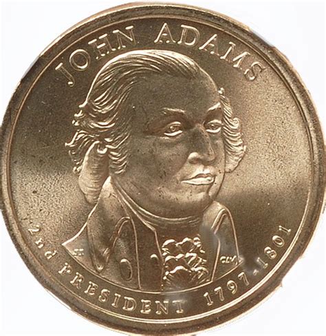 2007 P JOHN ADAMS $1 MS | Coin Explorer | NGC