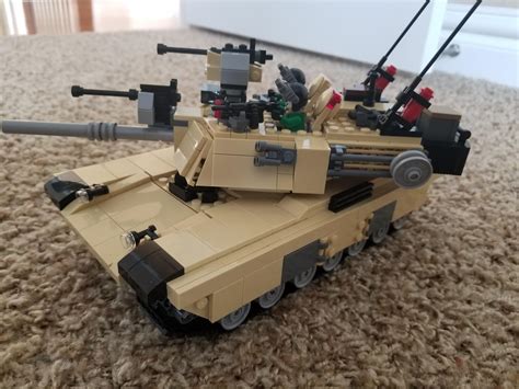 lego M1 abrams #lego #tank #moc : lego