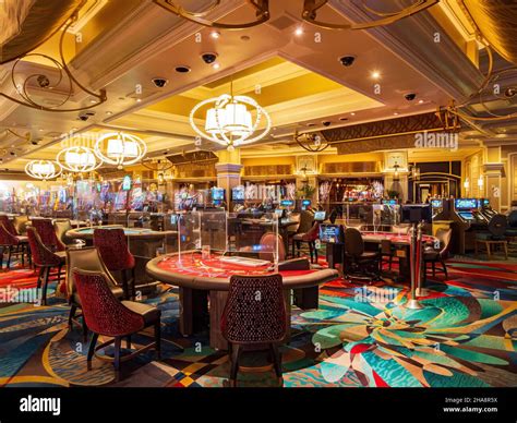 Las Vegas, MAY 15 2021 - Interior view of the Bellagio Hotel and Casino Stock Photo - Alamy