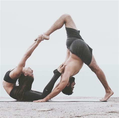 2 Person Yoga Poses - yoga picture: two person yoga challenge poses ...