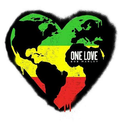 One Love Bob Marley Logo - Azaria-has-Moss