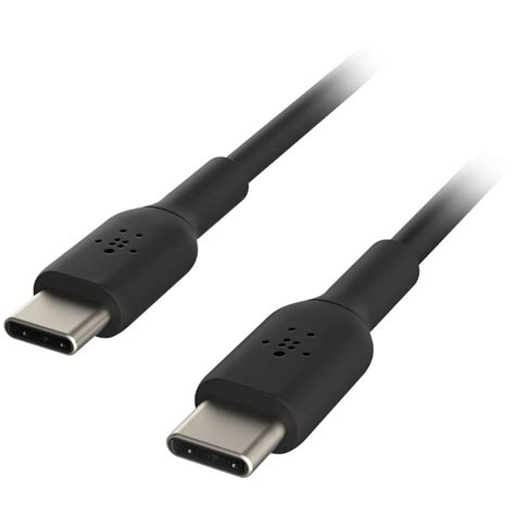 Belkin BoostCharge 60W USB-C Cable (3.3', Black) CAB003BT1MBK