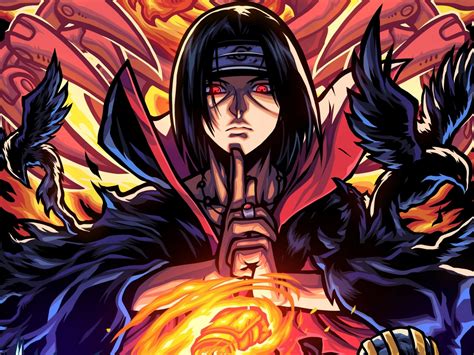 1400x1050 Resolution Itachi Uchiha Cool Digital Art Naruto HD 1400x1050 ...