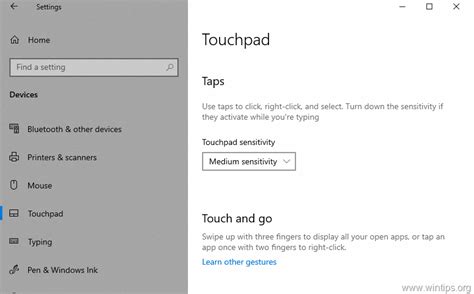 FIX: TouchPad Settings Missing in Windows 10. - WinTips.org