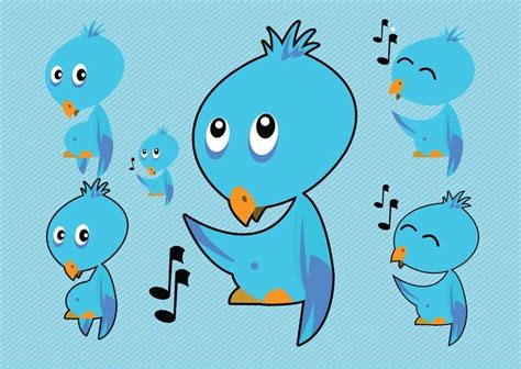 Twitter Bird Vectors vector free file | Download now!