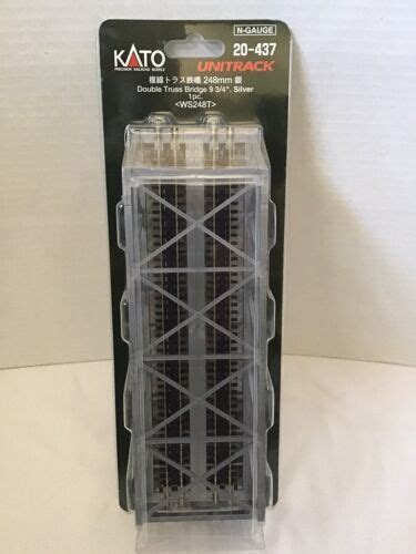 Kato N Scale Double Truss Bridge Silver 20-437 | #4663962382