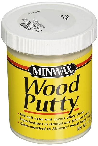 Minwax 236164444 Wood Putty, 1 lb, White, Wood Fill - Amazon Canada