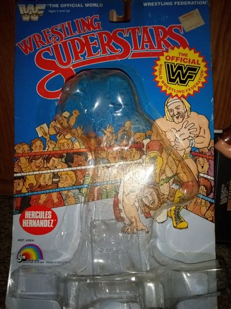 WWF LJN Hercules Hernandez Custom Figure W/ Package Card & Cut - Etsy