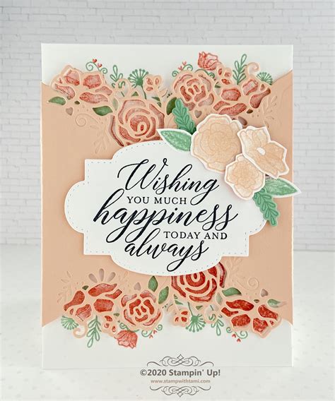 CARD: Wishing you much happiness today and always - Stampin' Up ...