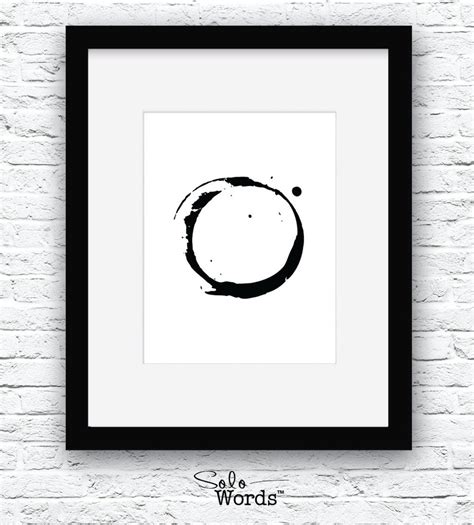 Abstract Poster, Black and White Art, Zen Art, Modern Artwork, Modern Minimal, Digital Artwork ...