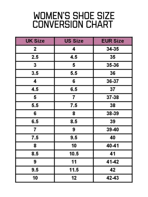 Women Shoe Size Chart Shoe Size Shoe Size Chart Conversion Chart | sexiezpix Web Porn