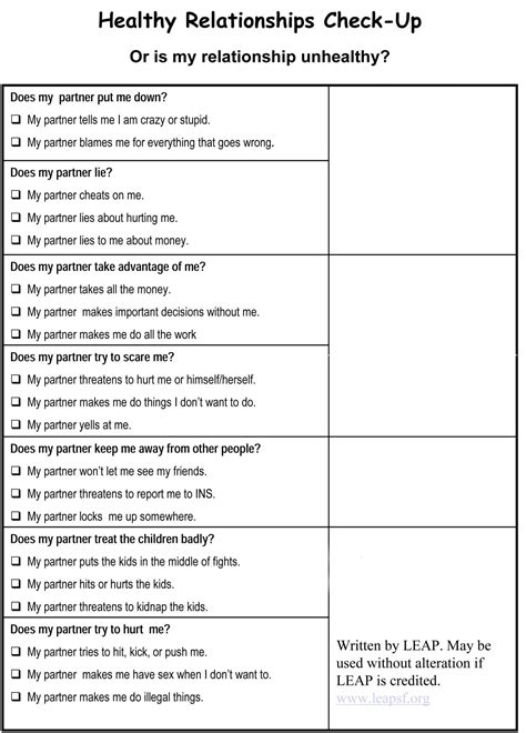 30++ Printable Couples Therapy Worksheets – Worksheets Decoomo