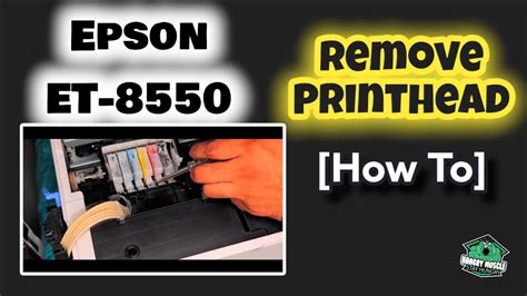 Epson Eco-Tank ET-8550: Remove the printhead (How To) | Epson, Epson ecotank, Tank