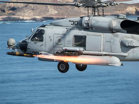 US Seahawk helicopters successfully used a drone to target a missile strike - Business Insider