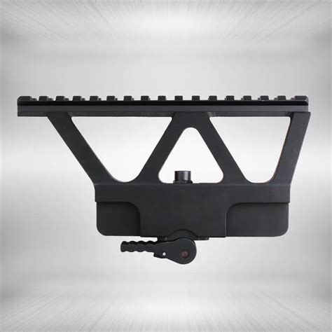 Quick Detach AK Gun Rail Scope Mount base Picatinny Side Rail Mounting for AK 47, AK 74 Black-in ...