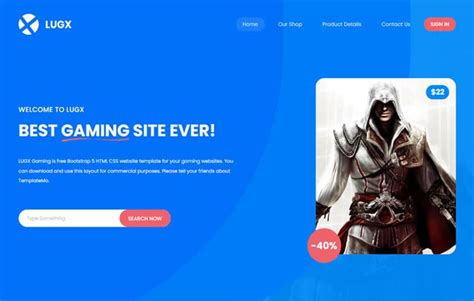 20+ Best Free Gaming Website Templates - for 2021