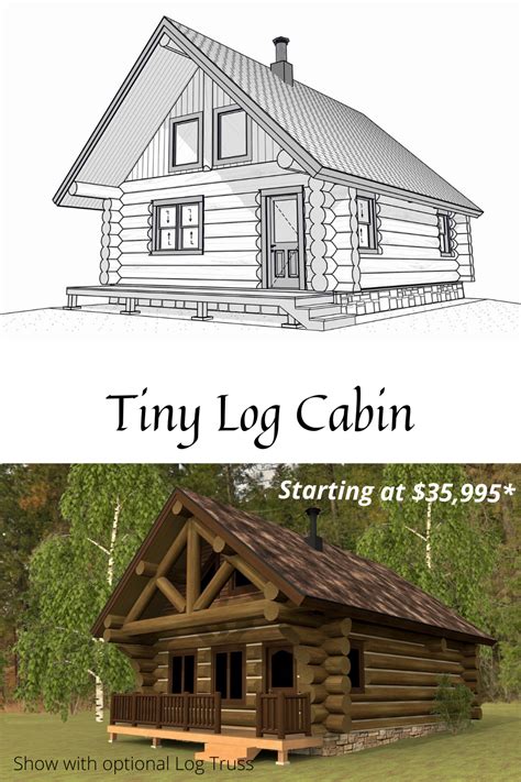 Log Cabin Plan - Unusual Countertop Materials