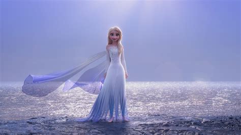 Elsa In Water Background 4K 5K HD Frozen 2 Wallpapers | HD Wallpapers | ID #72780