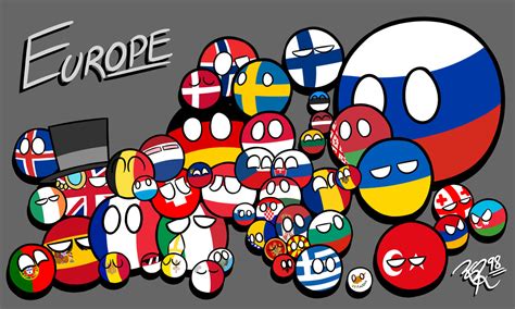 Countryballs Europe 1890