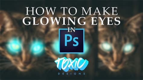 How to Make Glowing Eyes in Photoshop - Tox Designs - YouTube