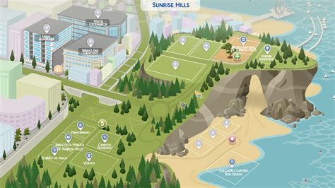 (Sims 4 Fanmade Maps) Sunrise Hills by filipesims | Sims 4, Sims, Sims 4 mods