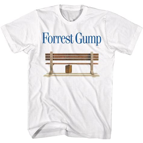 Forrest Gump Forrest Gump Logo And Bench T-shirt 439620 | Rockabilia Merch Store