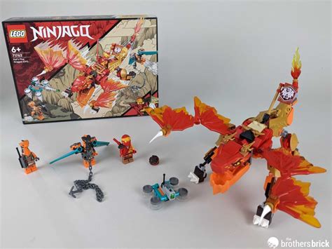 LEGO Ninjago Kai's Fire Dragon EVO 71762 Building Toy Set For Kids, Boys, And Girls Ages (204 ...