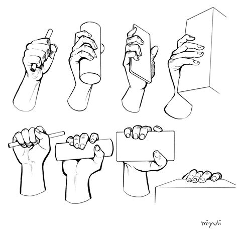 16 Drawing Hand Holding Object Hand Drawing Reference Drawing | Images and Photos finder