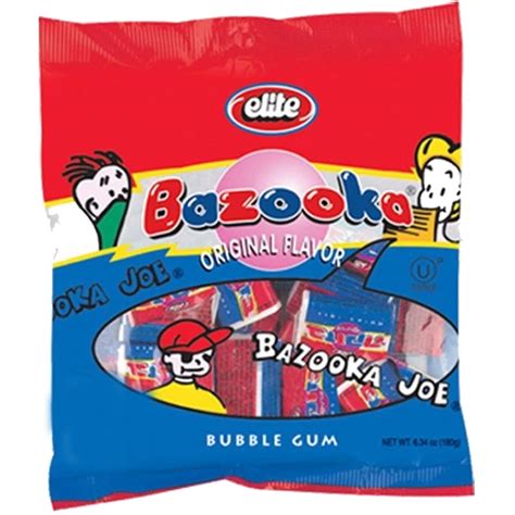 Elite Kosher Bazooka Original Flavor Bubble Gum - Passover 30 Pieces - Koshervitamins.com