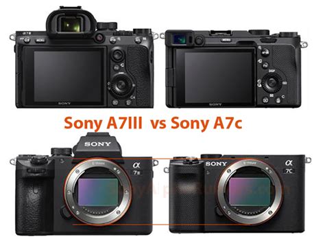 Sony A7c vs Panasonic GX7 vs Sony A7III comparison – sonyalpharumors